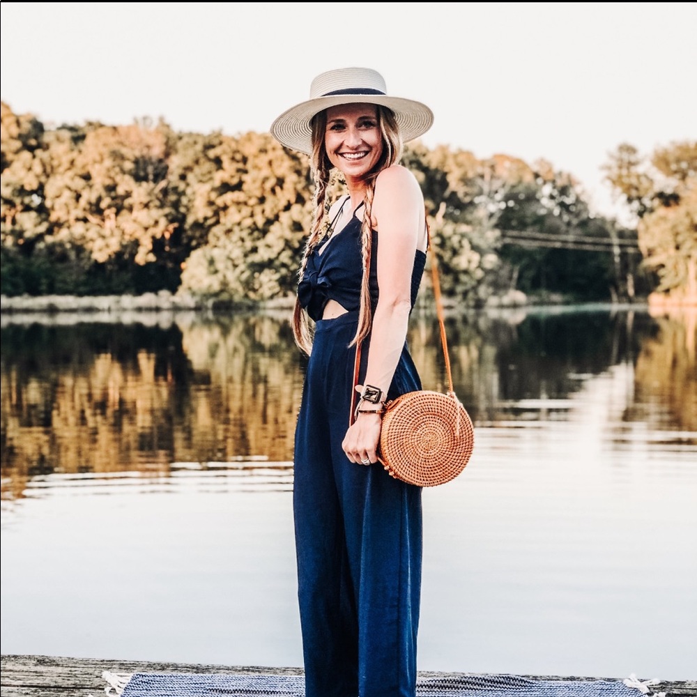 Navy Jumpsuit